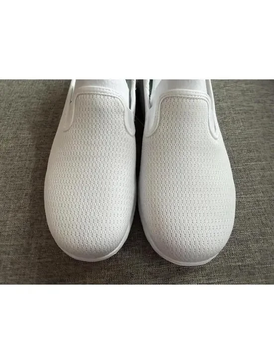 Skechers Slip Ins Go Walk Travel Kiana Womens 11 White 124770 Hands Free New - Picture 10 of 14